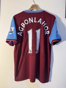 Aston Villa 2009-10 Home Football Shirt Men’s Medium #11 AGBONLAHOR for sale on Ebay