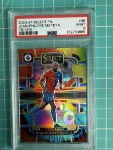 2023-24 Panini Select Premier League Jean-Philippe Mateta Tie-dye /49 Palace PSA for sale on Ebay