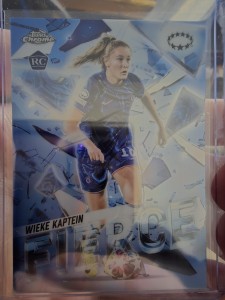 24/25 Topps Chrome Womens UCL Fierce Case Hit Rookie Wieke Kaptein Chelsea FC for sale on Ebay