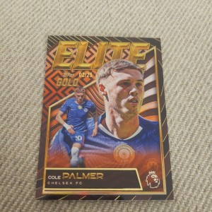 Topps Gold Premier League 2025-26 Cole Palmer 2/25 Elite Chelsea FC  for sale on Ebay