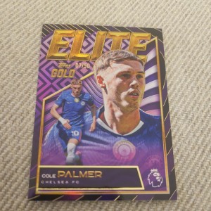 Topps Gold Premier League 2025-26 Cole Palmer 7/50 Elite Chelsea FC  for sale on Ebay