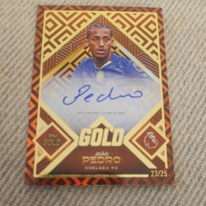 Topps Gold Premier League 2025-26 Joao Pedro Auto /25 Gold Chelsea FC  for sale on Ebay