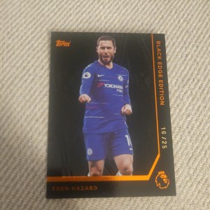 Topps Premier League 2025/26 Black Edge Edition Eden Hazard /25 Chelsea FC  for sale on Ebay