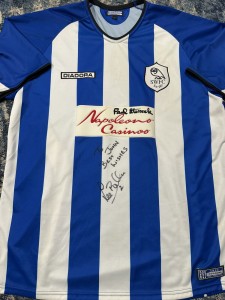 Original 2x Signed 2005 Sheffield Wednesday Home Shirt Large Mans SWFC  for sale on Ebay