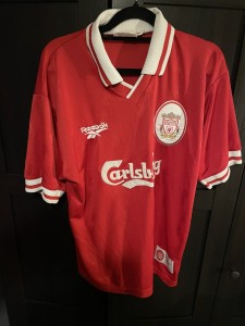 Original Authentic Reebok Liverpool 1996/1997 Home Shirt Mens Medium for sale on Ebay