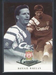 FUTERA PLATINUM 1999 - RONNIE WHELAN - LIVERPOOL -  HAND SIGNED GREATEST CARD for sale on Ebay