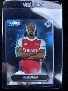 Eberechi Eze Arsenal TOPPS Summer Signings 25/26 Star Signing Numbered 08/99 for sale on Ebay