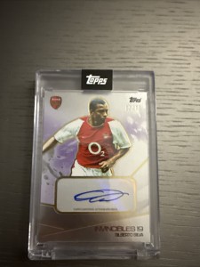 Gilberto Silva Auto 52/75 Topps Arsenal 2003/04 Invincibles Card for sale on Ebay