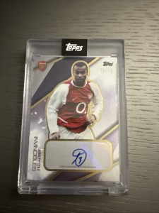 Topps Arsenal Invincibles 2003/04 Ashley Cole Auto 73/75 for sale on Ebay