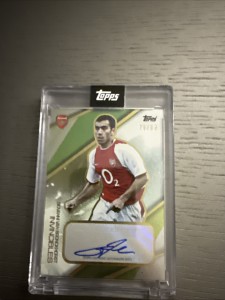 Giovanni Van Bronckhorst 2003/04 Topps Arsenal Invincibles Auto79/99 for sale on Ebay