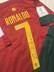 Cristiano Ronaldo Signed Portugal Shirt for sale on Ebay