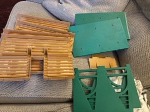 Subbuteo C140 granstand for spares and repairs lot for sale on Ebay