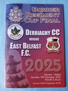2025/26 Derriaghy CC v East Belfast - Northern Ireland Border Regiment Cup Final for sale on Ebay