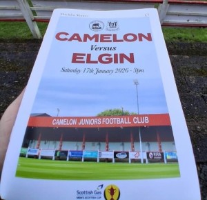Camelon v Elgin City (Scottish Cup) 2026 for sale on Ebay
