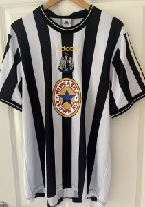 Newcastle United Football Shirt Men’s XL Shearer Tracked PP for sale on Ebay