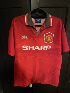 Original Authentic Umbro Manchester United 1994/1995 Home Shirt Men’s Medium for sale on Ebay