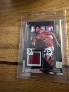 Topps Museum Collection UCC 2024-25 Chido Obi Relic /99 Manchester United  for sale on Ebay