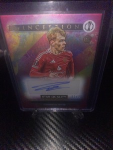 Toby Collyer Inception Rookie Autograph Numbered  12/75. Manchester United. for sale on Ebay