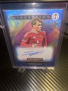 Toby Collyer Incerption Rookie Auto, Blue Parallel 03/49. Manchester United. for sale on Ebay