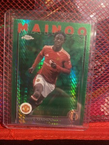Kobbie Mainoo Manchester United 2024/25 Topps Chrome UCC Numbered 48/99 for sale on Ebay