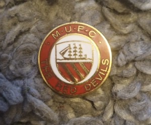 Manchester United  The Red Devils RARE Pin Badge by W Reeves for sale on Ebay