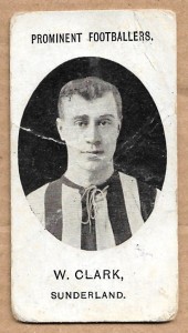 TADDY FOOTBALL CARD 1908 - W. CLARK - SUNDERLAND for sale on Ebay