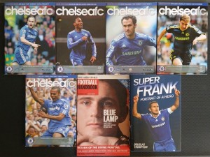 Chelsea football programmes - 5 homes from 2009-2010 season + Lampard Book etc. for sale on Ebay
