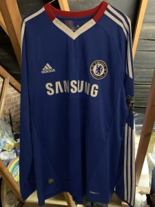 Chelsea 2010-11 David Luiz Home Shirt SIGNED Size L for sale on Ebay