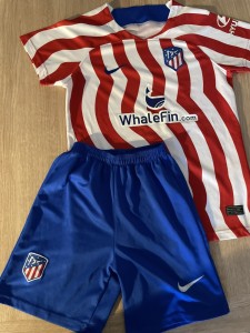 Boys Atletico Madrid Football Shirt and Shorts Kit Age 12-13 for sale on Ebay