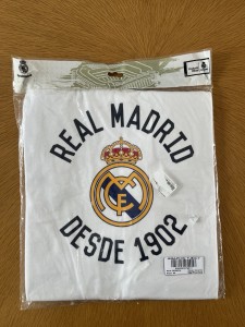Real Madrid Graphic White T Shirt Official NWT Medium for sale on Ebay