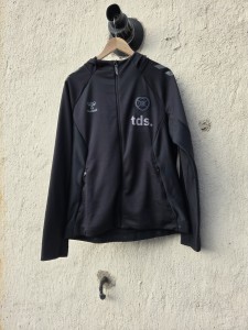 Heart Of Midlothian Football travel hoodie Shirt  jacket Hearts 25/26 hummel L  for sale on Ebay