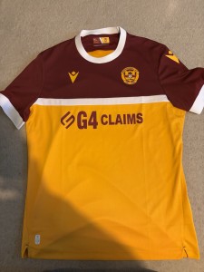 Motherwell Football Shirt. Size 2XL ( Macron) for sale on Ebay