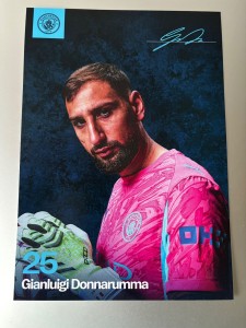 2025-26 Gianluigi Donnarumma Manchester City FC photocard for sale on Ebay
