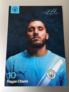 2025-26 Rayan Cherki Manchester City FC photocard for sale on Ebay