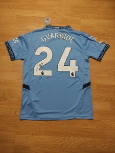 Josko Gvardiol Signed Manchester City Shirt With Exact Photo Proof 📸 for sale on Ebay