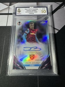 Jarrod Bowen Auto Topps Chrome UCC 2023/24 West Ham United for sale on Ebay