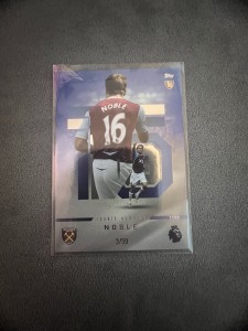 Mark Noble /50 West Ham - Topps Iconic Numbers for sale on Ebay