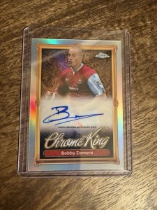 Topps 2026 Bobby Zamora Chrome Kings Auto West Ham United for sale on Ebay
