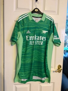 Arsenal Goalkeept Shirt 2021/22 RAMSDALE Adidas Large OFFCIAL for sale on Ebay