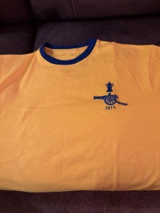 Arsenal football shirt 1971 Official Retro copy short sleeve XL for sale on Ebay
