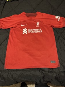 Nike Liverpool FC 2022/23 Home Football T-Shirt Soccer Jersey Size 28 for sale on Ebay