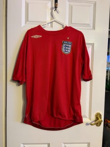 England Away Football Shirt 2006-08. Size XL for sale on Ebay