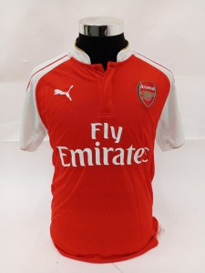 Arsenal FC 2015/16 Official PUMA Short Sleeve Home Football Shirt - Adults L for sale on Ebay