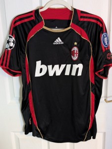 AC Milan 2006/07 Third Shirt Replica Football Jersey Size M for sale on Ebay