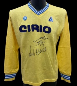 Maglia Calcio Napoli Vintage Camiseta Maradona Cirio Linea Time 1984/85 Hot rare for sale on Ebay