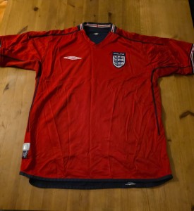 England Reversible Football Shirt Size Large Vintage 2002/2004 World Cup Jersey for sale on Ebay