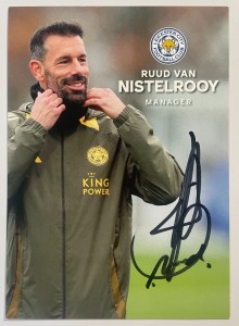 Ruud van Nistelrooy Signed Official Autograph 6x4 Photo Leicester City Football for sale on Ebay