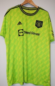 Men's ADIDAS Green Manchester United Football Shirt UK 2XL - CG C12 for sale on Ebay