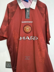 Manchester United Vintage 1996/1998 Umbro Red Home Football Shirt S/S XL for sale on Ebay