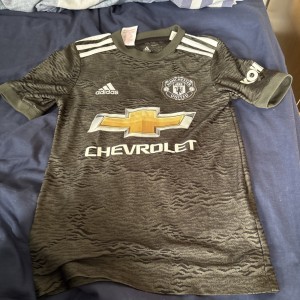 Manchester United away shirt With rashford Printing Size Age 7-8 for sale on Ebay